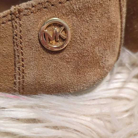 Michael Kors MK Merritt Slip on Luggage Shoes Flats Loafers Size 7.5 M - Picture 6 of 9